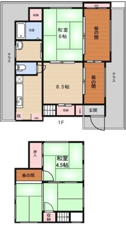 八王子戸建の物件間取画像